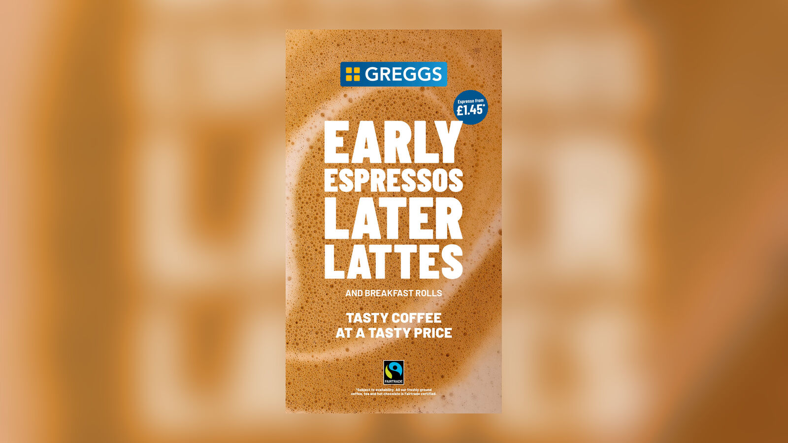 Greggs does coffee, Greggs