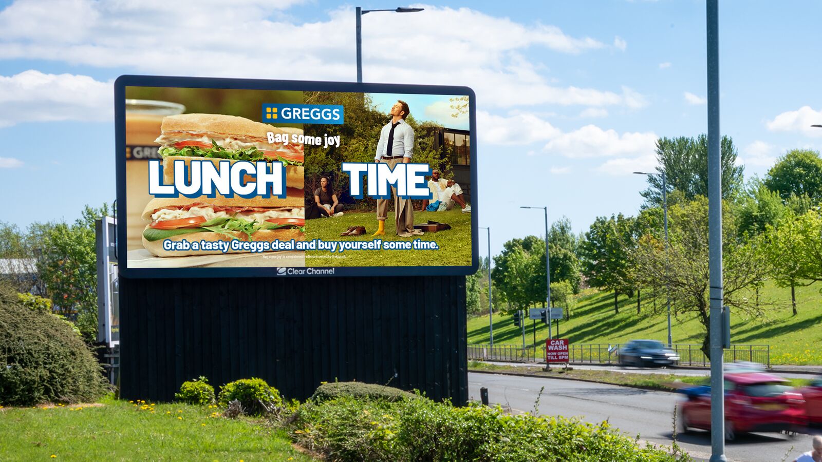 Lunch time, Greggs